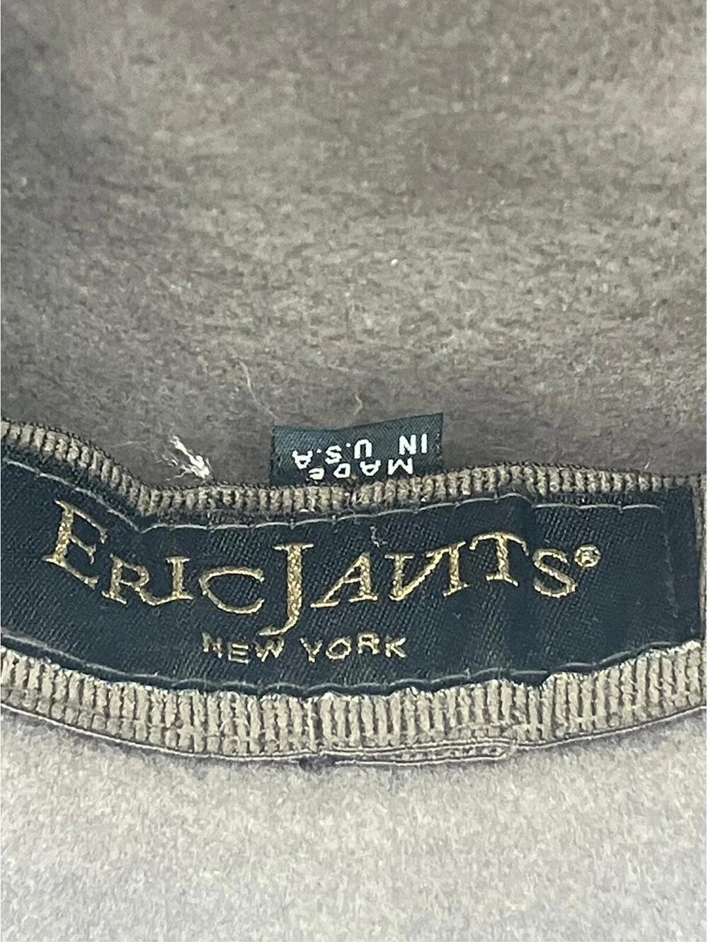 Eric Javits Wool Felt Fedora Hat Gray USA - Picture 4 of 5